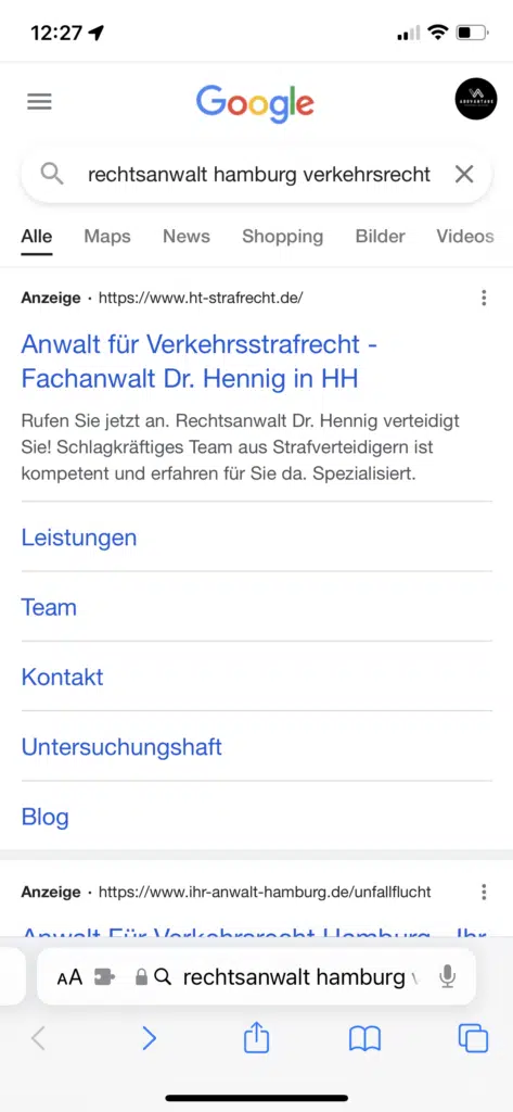 Google Ads Anzeigenerweiterung - so erhöhst du deine Klickraten 2 Anzeigenvergrößerung durch Google Ads Anzeigenerweiterung