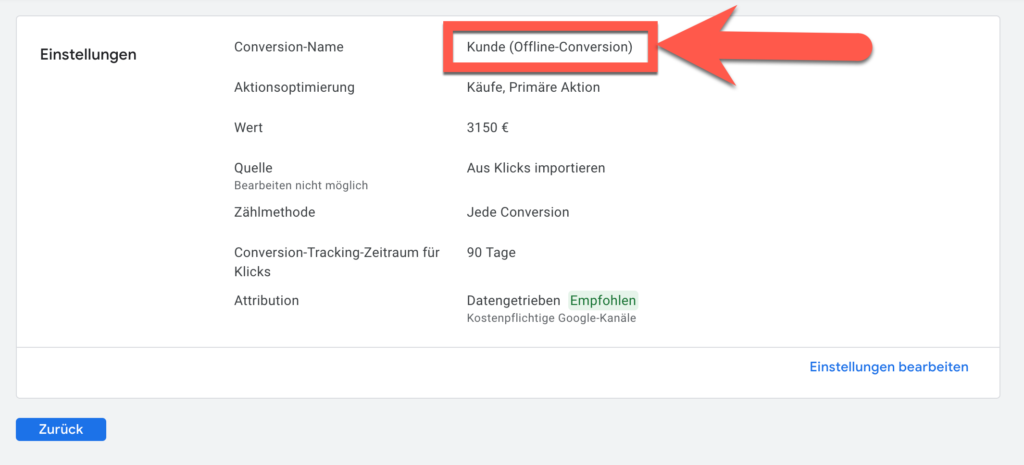 Google Ads Offline-Conversions