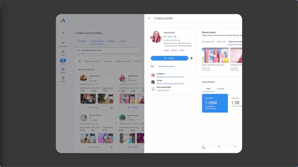 Creator Partnership Hub